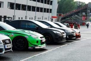 The Team Milltek GTR fleet